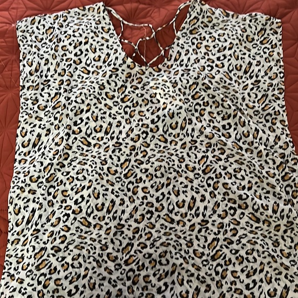 Other - Leopard Print Bathing suit cover up